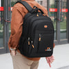 Sac à dos pour hommes 1 pièce, sac à dos décontracté étanche de grande capacité, sac à dos d'ordinateur réglable