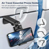 Support de téléphone Portable pour avion, support de téléphone Portable de voyage, siège de vol, bureau, Selfie tenant 360 °   Supports paresseux pliables rotatifs