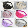 Sac de taille de sport pour femmes, sac banane multicouche, essentiels pour téléphone pendant les activités de plein air, sac à bandoulière, sac de poitrine de sport