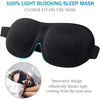 Masque de sommeil 3D bandeau aide au sommeil masque pour les yeux en mousse à mémoire de forme souple pour dormir voyage blocage lumière Slaapmasker couverture pour les yeux