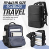 Ryanair 40x30x20 sac de cabine à bagages, 40x30x20 sac hommes femmes 15.6 pouces pochette d'ordinateur sac à dos de voyage d'affaires, sac à dos d'école universitaire