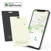 Airtag Card Wallet Tracker Mince 1,6 mm, étiquette d'air rechargeable compatible avec Find My (iOS uniquement), localisateur d'articles pour bagages