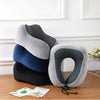 Oreiller de voyage doux en forme de U, soins de santé, mousse à mémoire de forme, oreiller cervical pour avion, coussin de cou