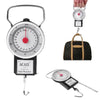 Mini balance à bagages à cadran portable, poids de sac, valise, voyage, ruban à mesurer, crochet portable, 22kg