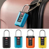 Antivol TSA serrure à combinaison à 3 chiffres mot de passe douanier serrure valise bagages serrure codée serrure d'armoire cadenas de couleur contrastée