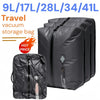 Sacs de compression sous vide d'extérieur, sacs de rangement pour vêtements de voyage de Camping, légers, organisateur peu encombrant pour les voyages de randonnée