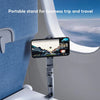 Oatsbasf-Support de téléphone portable pour voyage, mains libres, selfie, voyage, avion, table d'escalade, pliable, support de téléphone avec pince