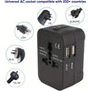 Adaptateur de voyage universel à double Ports USB, prise UK vers EU, chargeur mural, convertisseur de courant alternatif, monde pour les états-unis, l'ue, le royaume-uni, AUS
