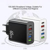 5 ports USB Standard ue pour tous les téléphones voyage Portable prise chargeur adaptateur secteur universel