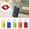 Cadenas Portable TSA, serrure douanière à 4 chiffres, serrure à combinaison antivol, serrure à Code en toute sécurité, serrure à bagages, protection de la sécurité