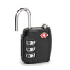 Cadenas Portable TSA, serrure douanière à 3 chiffres, serrure à combinaison antivol, serrure à Code en toute sécurité, serrure à bagages, protection de la sécurité