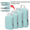 Sac de rangement de voyage d'affaires compressible, ensemble de 4 pièces, sac de rangement Vertical étanche multifonctionnel Simple et à la mode