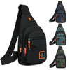 Sac à bandoulière imperméable pour hommes, sac à bandoulière, sac de poitrine, voyage, loisirs, randonnée, vélo, sports, plein air, SR