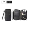 Portefeuille de passeport bloquant RFID, porte-passeport familial, étui à documents multifonctionnel, organisateur d'accessoires de voyage, sac à documents