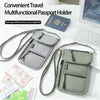 Porte-passeport familial – Organisateur de documents avec blocage RFID, modes de transport flexibles, portefeuille portable pour les essentiels de voyage