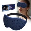 Masque de sommeil 3D anti-lumière, rembourré et doux, pour le voyage, la détente et le repos, cache-yeux, bandeau pour les yeux