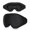 Masque de sommeil 3D pour dormir, couvre-yeux bloquant la lumière 100% avec sangle réglable, bandeau de nuit pour hommes et femmes, mousse à mémoire de forme